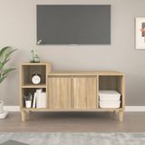vidaXL-Tv-meubel-100x35x55-cm-bewerkt-hout-sonoma-eikenkleurig