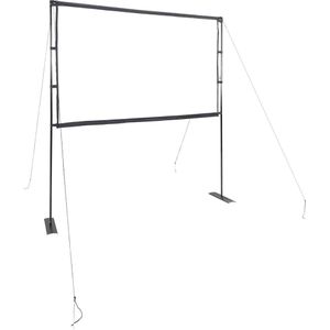 vidaXL - Projectiescherm - met - statieven - 84 - inch - 16:9