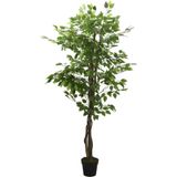 vidaXL-Kunstplant-ficus-378-bladeren-80-cm-groen