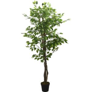 vidaXL Kunstplant ficus 378 bladeren 80 cm groen