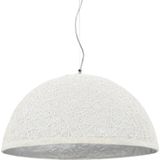 vidaXL Hanglamp E27 Ø50 cm wit en zilver