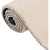 vidaXL Vloerkleed wasbaar korte pool anti-slip 200x290 cm beige