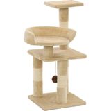 vidaXL Kattenkrabpaal met sisal krabpalen 65 cm beige