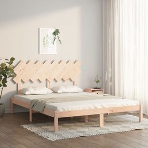 vidaXL Bedframe massief hout 160x200 cm