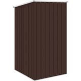 VidaXL Tuinschuur 87x98x159 cm Gegalvaniseerd Staal Bruin