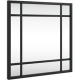 vidaXL-Wandspiegel-vierkant-30x30-cm-ijzer-zwart