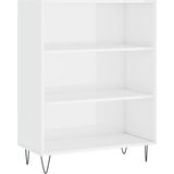 vidaXL-Boekenkast-69,5x32,5x90-cm-bewerkt-hout-hoogglans-wit