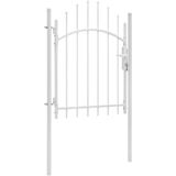 vidaXL-Poort-1x1,75-m-staal-wit