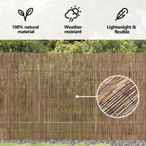 vidaXL Tuin rietenscherm 300 x 140 cm