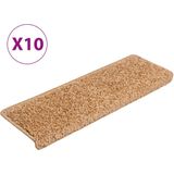 vidaXL-Trapmatten-10-st-65x21x4-cm-beige