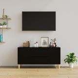vidaXL-Tv-meubel-102x44,5x50-cm-bewerkt-hout-zwart