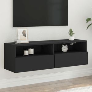 vidaXL-Tv-wandmeubel-100x30x30-cm-bewerkt-hout-zwart