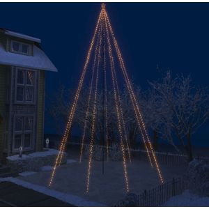 vidaXL Kerstboomverlichting waterval binnen buiten 1300 LED's 8 m
