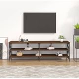 vidaXL-Tv-meubel-160x40x50-cm-bewerkt-hout-bruin-eikenkleur