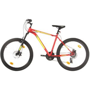 vidaXL Mountainbike 21 versnellingen 27,5 inch wielen 42 cm frame rood