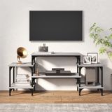 VidaXL-Tv-meubel-117x35x52-cm-bewerkt-hout-grij - onoma-eikenkleurig