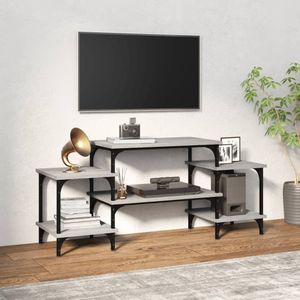 VidaXL-Tv-meubel-117x35x52-cm-bewerkt-hout-grij - onoma-eikenkleurig