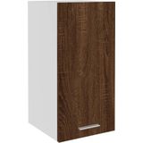 VidaXL Hangkast 29,5x31x60 cm Bewerkt Hout Bruineiken