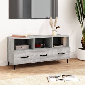 vidaXL-Tv-meubel-102x35x50-cm-bewerkt-hout-grijs-sonoma-eikenkleurig