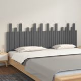 vidaXL-Hoofdbord-wandmontage-204x3x80-cm-massief-grenenhout-grijs