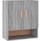 VidaXL Wandkast 60x31x70 cm Bewerkt Hout Grijs Sonoma Eiken