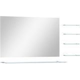 vidaXL-Wandspiegel-met-5-schappen-100x60-cm-zilverkleurig