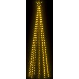 vidaXL Kegelkerstboom 400 warmwitte LED's 100x360 cm