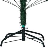 vidaXL Kunstkerstboom met verlichting en kerstballen 120 cm PVC groen