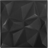 VidaXL-24-st-Wandpanelen-3D-6-m²-50x50-cm-diamantzwart
