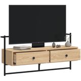 vidaXL-Tv-meubel-wandgemonteerd-100,5x30x51-cm-hout-sonoma-eikenkleur
