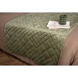 Venture-Home-Bedsprei-Jilly-80x260-cm-polyester-groen