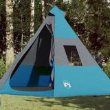vidaXL Tent 7-persoons waterdicht blauw