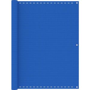vidaXL Balkonscherm 120x500 cm HDPE blauw