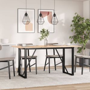vidaXL Eettafelpoten O-frame 120x60x73 cm staal
