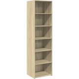 vidaXL Hoge kast 50x41x185 cm bewerkt hout sonoma eikenkleurig