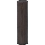 vidaXL Vloerkleed rechthoekig 70x400 cm bamboe donkerbruin