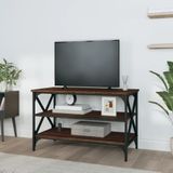 vidaXL-Tv-meubel-80x40x50-cm-bewerkt-hout-bruin-eikenkleur