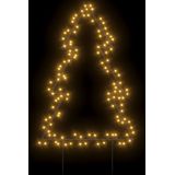 vidaXL Kerstverlichting kerstboom met grondpinnen 115 LED's 90 cm