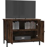 vidaXL-Tv-meubel-met-deuren-60x35x45-cm-bewerkt-hout-gerookt-eiken