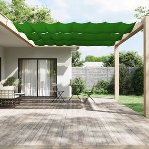 vidaXL Luifel verticaal 180x600 cm oxford stof lichtgroen