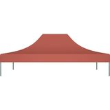 vidaXL Partytentdak 270 g/m² 4x3 m terracotta