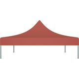 vidaXL Partytentdak 270 g/m² 4x3 m terracotta