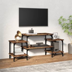 VidaXL Tv-meubel 117x35x52 cm - Bewerkt Hout - Gerookt Eikenkleurig