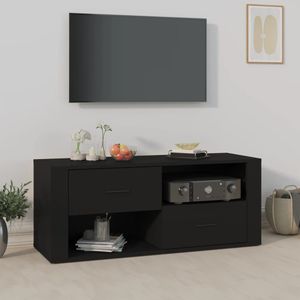 vidaXL-Tv-meubel-100x35x40-cm-bewerkt-hout-zwart