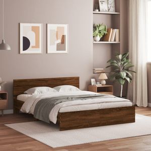 VidaXL-Bedframe-met-hoofdeinde-bruin-eikenkleurig-140x200-cm