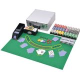 vidaXL Poker/blackjack set met 600 chips aluminium