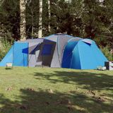 vidaXL Tent 12-persoons waterdicht blauw