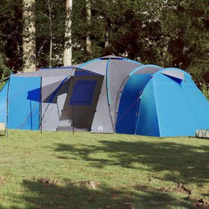 vidaXL Tent 12-persoons waterdicht blauw