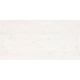 vidaXL Tafelblad rechthoekig 100x50x2,5 cm massief grenenhout wit