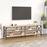 vidaXL-Tv-meubel-160x40x50-cm-bewerkt-hout-sonoma-eikenkleurig